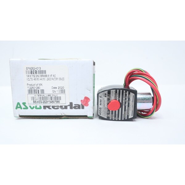 Asco RED-HAT II SOLENOID VALVE 480V-AC 1/4IN NPT EF8262H013 - main