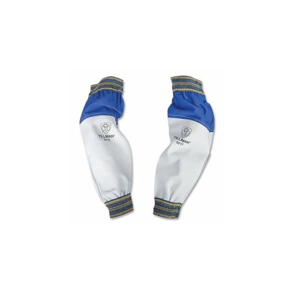 Tillman 9215 Goatskin and Flame Resistant Cotton Sleeve, 9 oz, 18 in L, Royal Blue 724-9215 - main