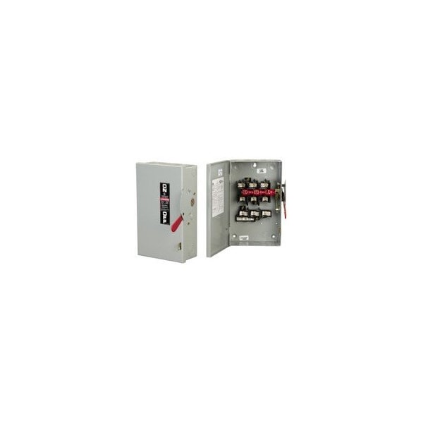Ge Safety Switches TGN 3P 30A 240V 50/60Hz 3Ph Non Fusible 3Wire NEMA 1 TGN3321 - main