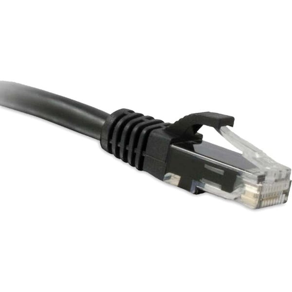 Enet Cat6 Category 6 550Mhz Patch Cord Booted Snagless 10Ft Black Taa C6-BK-10-ENT - main