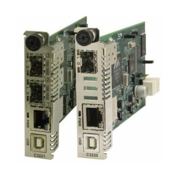 Transition Networks MEDIA CONVERTER- 10/100/1000BASET TO 2XSFP C3221-1040 - main