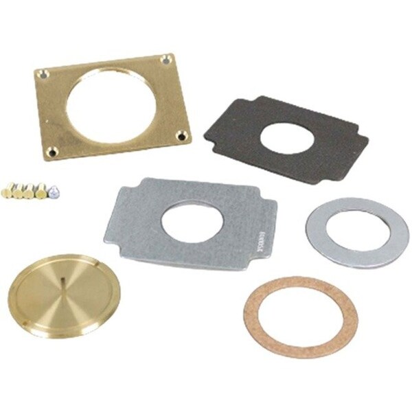 Wiremold Communications Cover Plate, Brown, Brass 829CK - main