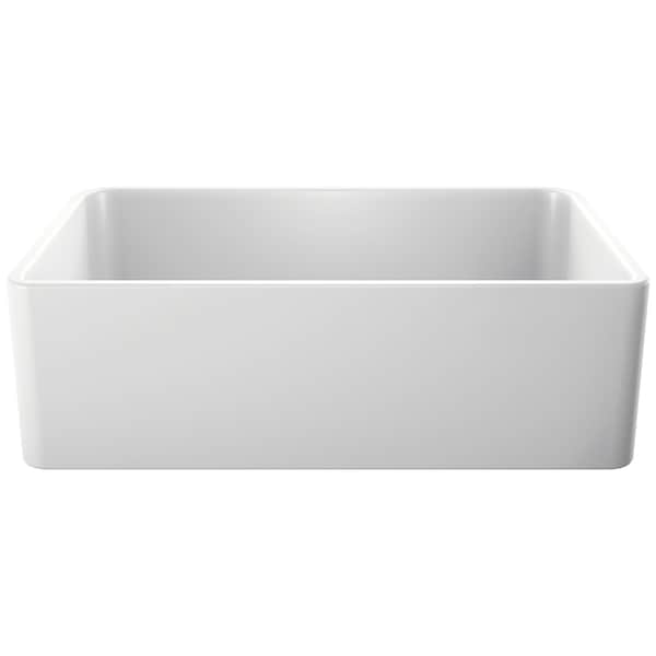 Blanco Cerana 33in Fireclay Single Bowl Apron-Front Farmhouse Sink - White 525012 - main