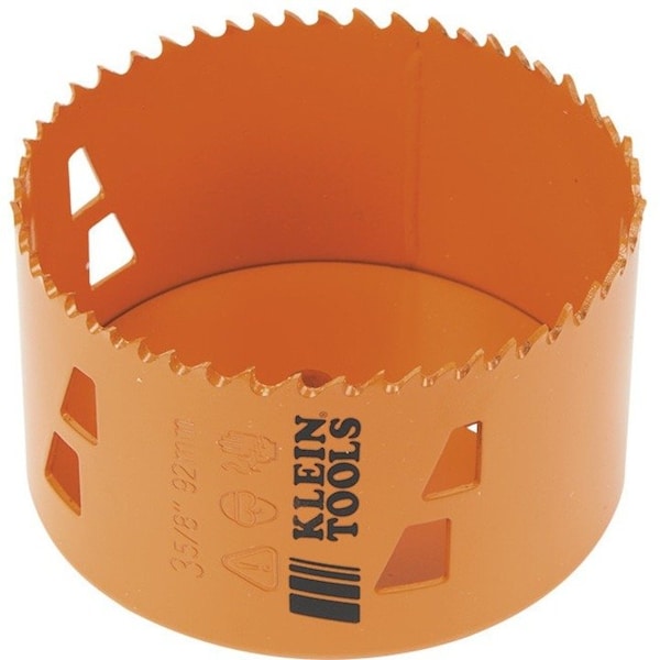 Klein Tools Bi-Metal Hole Saw, 3-5/8" 31958 - main