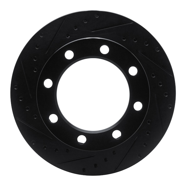 Dynamic Friction Co DFC Brake Rotor - Drilled and Slotted - Black 633-54108L - main