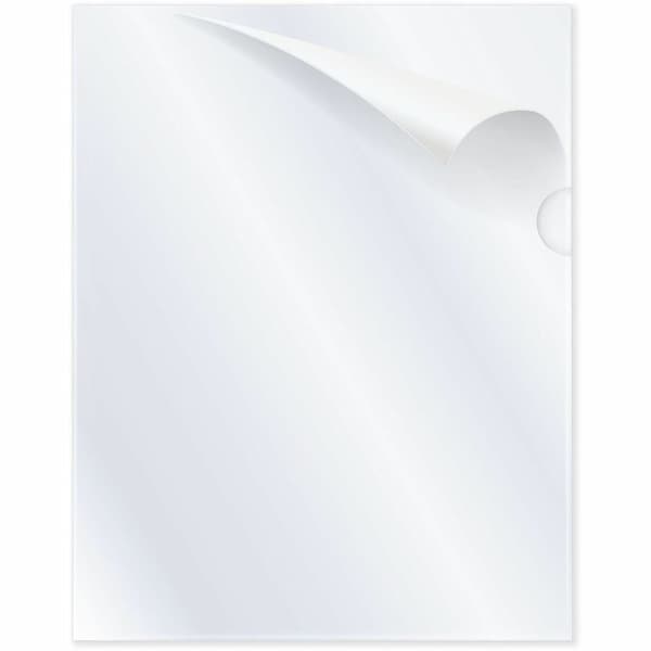 C-Line Products C-Line 62127 Project Folders Jacket Letter Poly Clear 25/Bx 62127 - main