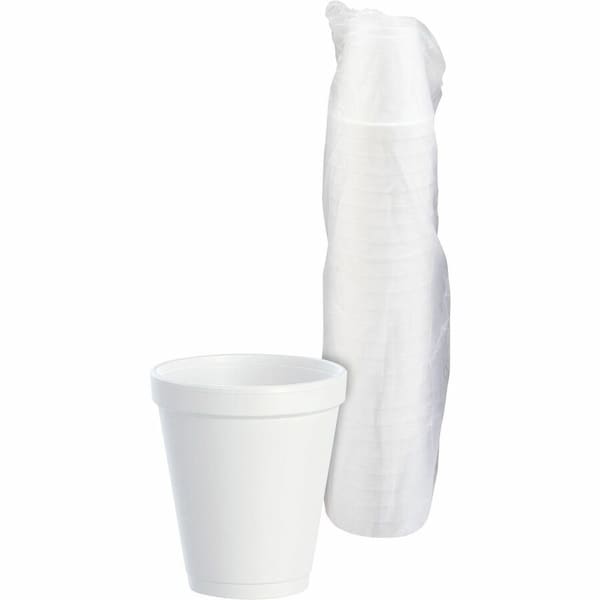 Dart Hot Cup 8 oz. White, Foam, Pk1000 8J8 - main