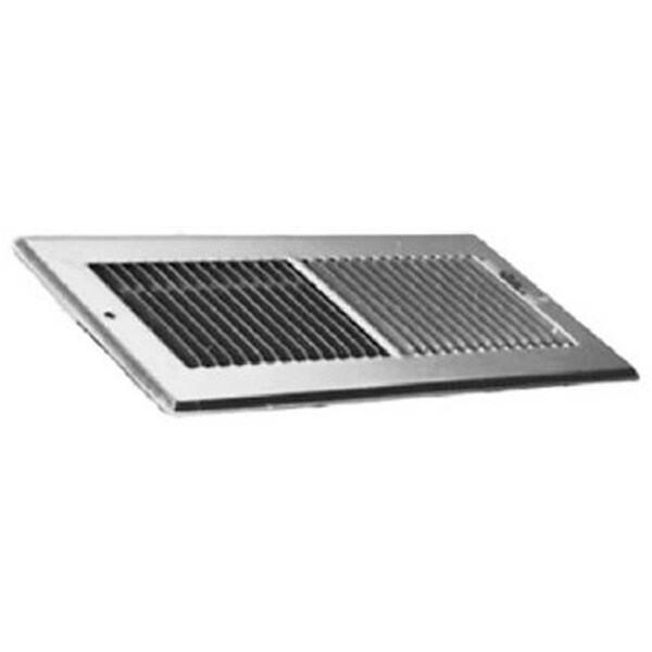 American Metal Products 456B4X8 Brown Mobile Home Floor Register- 4 x 8 in 852137 - main