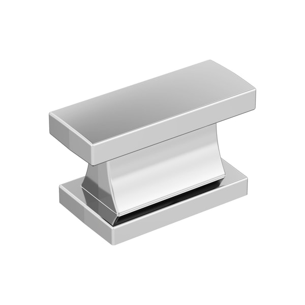 Amerock Socle 1-7/16 inch (37mm) Length Polished Chrome Cabinet Knob, 25PK 25VMP3702326 - main