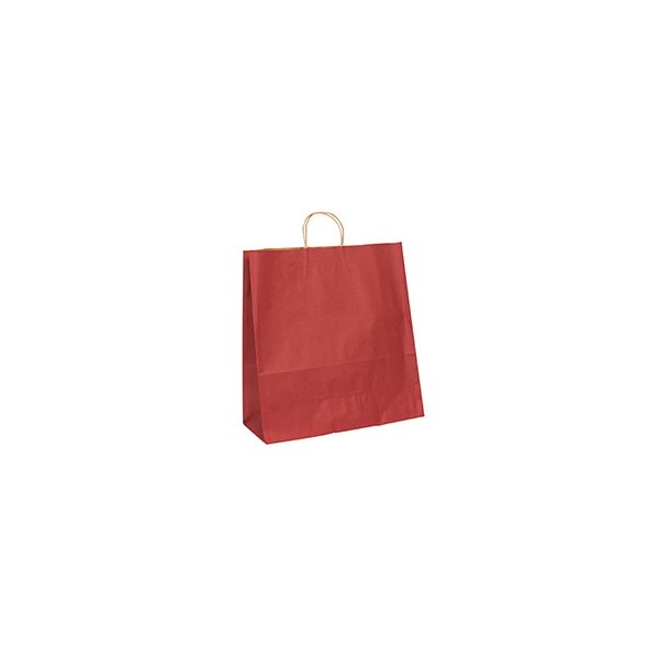 Bubblefast 200-18 x 7 x 18 3/4'' Red Tinted Shopping Bags, 200PK BFBGS119R - main