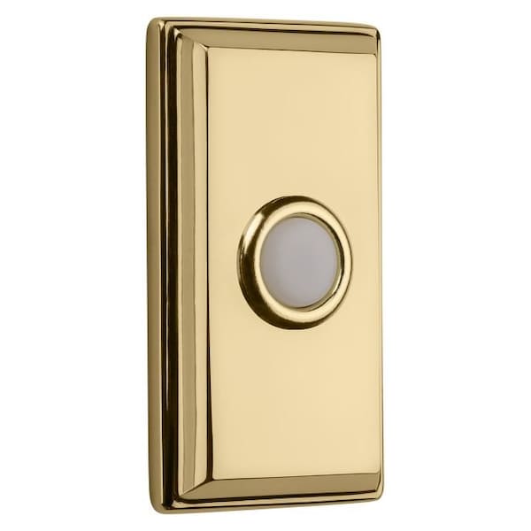 Baldwin Doorbells Unlacquered Brass 4860031 - main