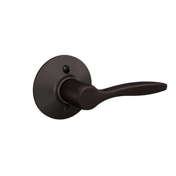 Schlage Residential Right Hand Delfayo Lever Half Dummy Aged Bronze Finish F170DEL716RH - main