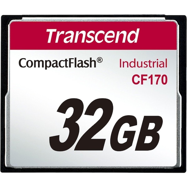 Transcend Information Transcend CF170 32 GB CompactFlash - 89.80 MB/s Read - 38.15 MB/s Write TS32GCF170 - main