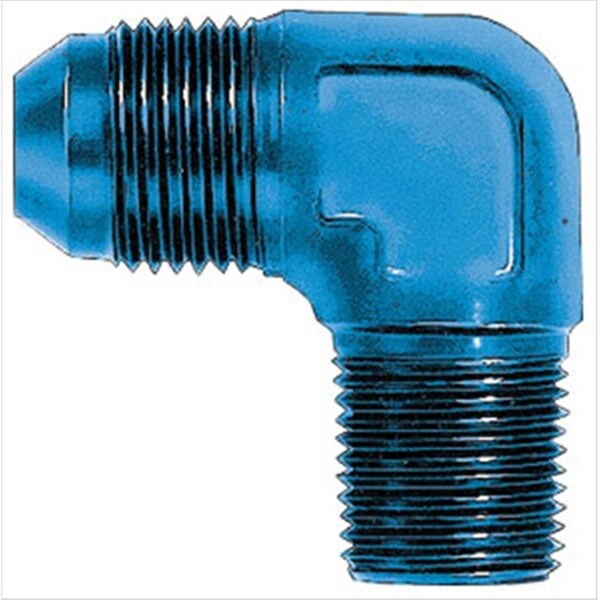 Perfectpitch FCM2030 -3An 90 Degree Elbow Aluminum Male An To 0.12 In. Pipe Adapters PE343722 - main