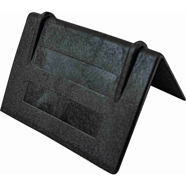 Encore Packaging Edge Protectors - 2 1/8in x 1 1/2in Black Poly for 1 1/2in Strap, 4000PK EP-5630 - main