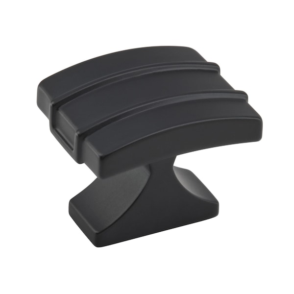 Amerock Davenport 1-1/2 in 38 mm Length Matte Black Cabinet Knob BP36602MB - main