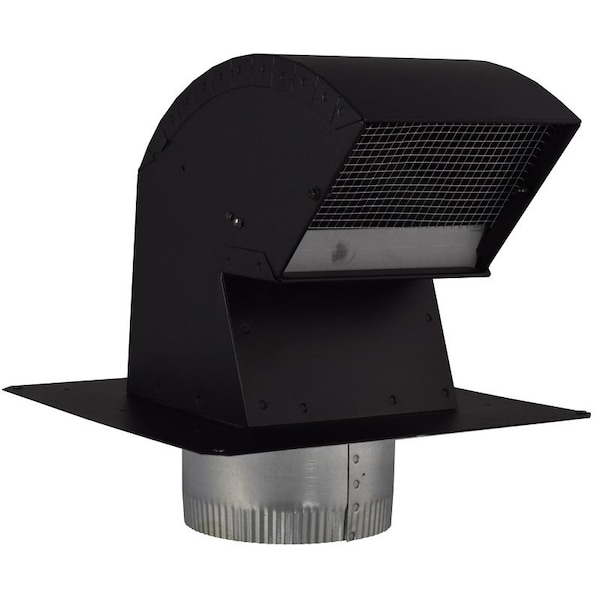 Imperial Mfg Imperial R2 Series VT0568-A Roof Vent Cap, Steel, Black VT0568-A - main