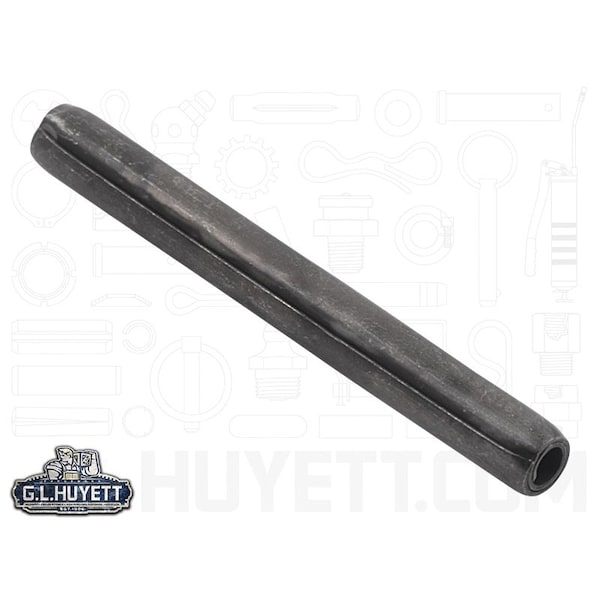 Huyett Coiled Spring Pin, Standard Duty, High Carbon Steel, 2.5 mm Dia x 24 mm Length SPCM-025-024 - main