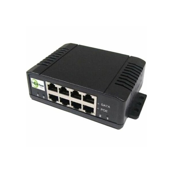 Tycon Systems GigE 4x Port MultiVolt Pasv PoE, 1A/Port TP-MS4X4 - main