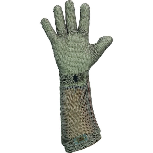 Workhorse Metal Mesh Hand Protection Gloves with Standard Spring Closure, 7.5-Inch Extended Cuff 1547-M - main