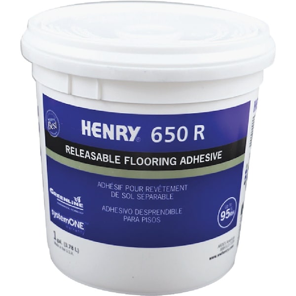 Ww Henry Henry Releasable Bond Pressure Sensitive Fiberglass Sheet Vinyl Floor Adhesive 1 Gal. 12849 - main