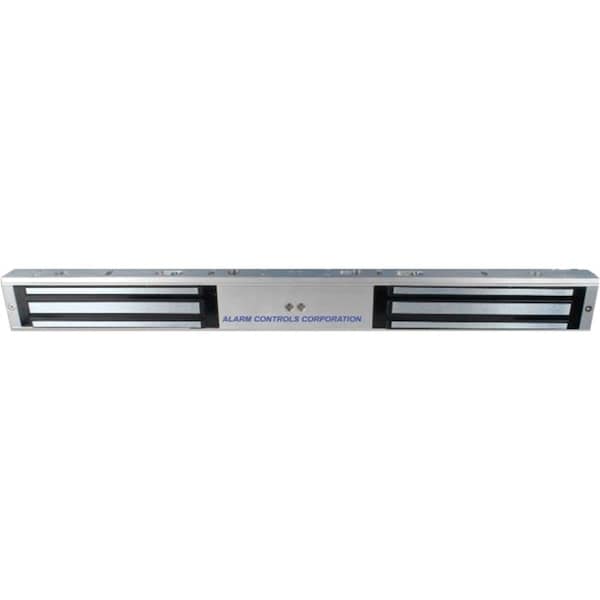 Alarm Controls MagLock, Double Door, US28, Bond & Door Stat Sensor, 12/24 VDC, 600lb 600DLB - main