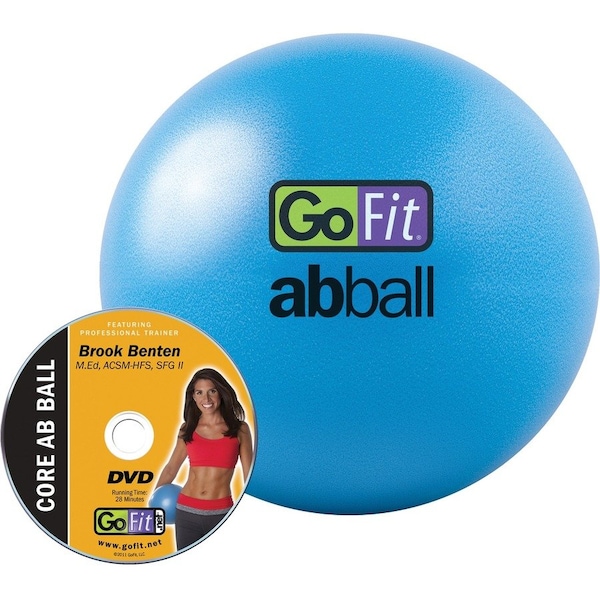 Gofit 20 cm Core Ab Ball with Training DVD and Inflation Tube GF-20BALL - main