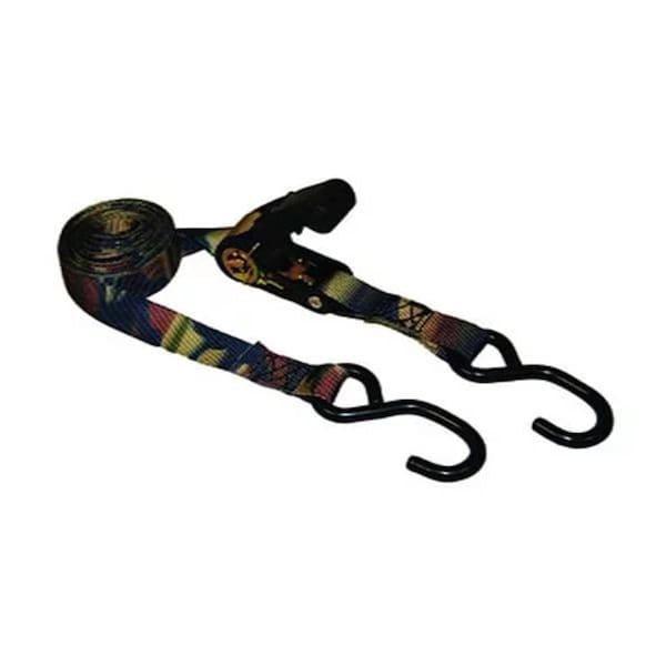 Homepage 1 in. x 15 ft. Camo Ratchet Tie-Down with S-Hooks HO3977355 - main