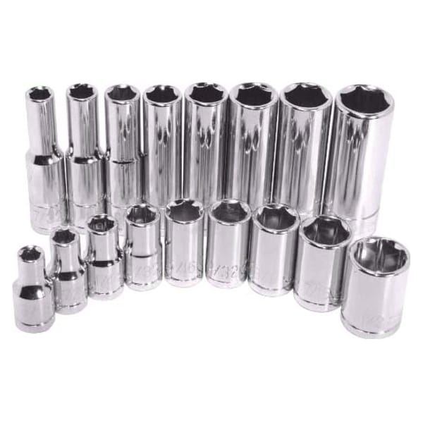 K-Tool International 1/4" Drive, 9/32" SAE Socket, 6 Points, Stnd 6Pt, 1/4"Dr, 9/32 KTI-21109 - main