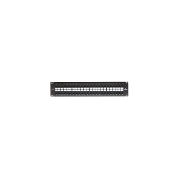 Leviton 48-Port Quickport Patch Panel, Kitted W/Extreme Cat6 Jacks 69270-U48 - main