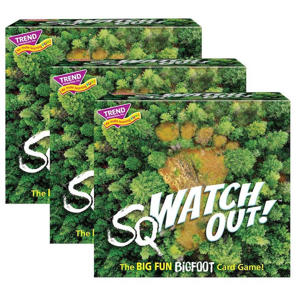 Trend sqWATCH OUT! Three Corner Card Game, 3PK T20005 - main