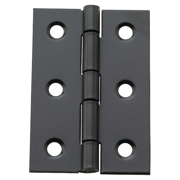 National Hardware Decorative Broad Hinge, 2 in H Door Leaf, 3/64 in Thick Door Leaf, Steel, Oil-Rubbed Bronze N211-021 - main