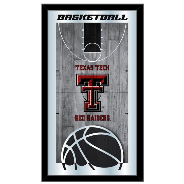 Holland Bar Stool Co Texas Tech 15" x 26" Basketball Mirror MBsktTXTech - main
