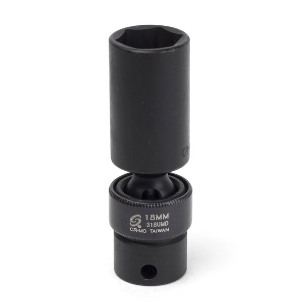 Sunex 3/8 in Drive 18Mm Deep Universal Impact Socket 318UMD - main