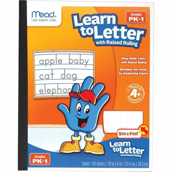 Mead Learn To Letter Writing Book Printed Book, Assorted MEA48122 - main