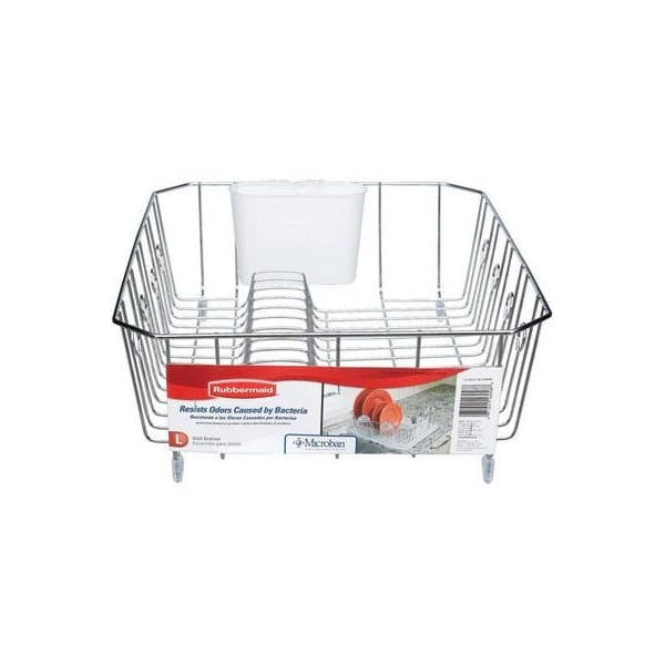 Rubbermaid Drainr Dish13.8X17.6 Chr 2026573 - main