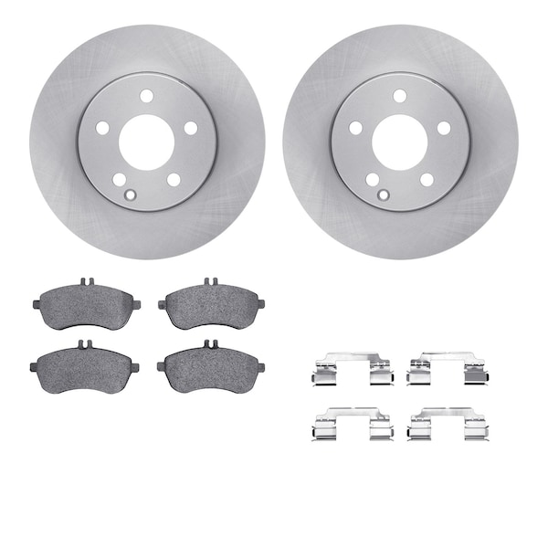 Dynamic Friction Co DFC Brake Rotor with 5000 Brake Pads and Hardware Kit 6512-63424 - main