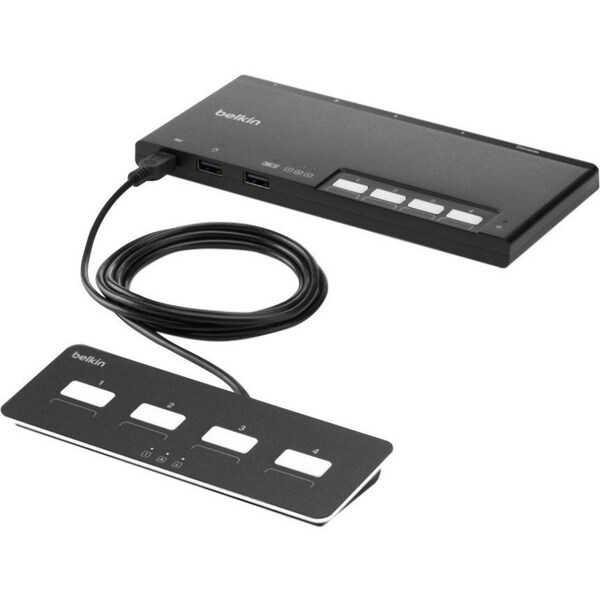 Belkin MDLR 4-PT 1 HD DVI SKVM W/RMT PP4.0 F1DN104MOD-DD-4 - main