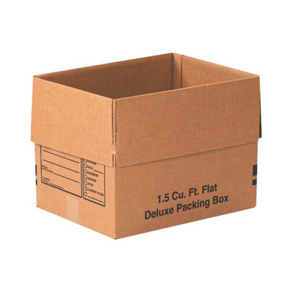 Zoro Select 18 in x 18 in x 16 in Shipping Box, Kraft, Corrugate, Single Wall, 32 ECT 181816DPB - main