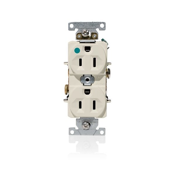 Leviton Dup HG 15A 125V Self-Gr LtAl C8200-T - main