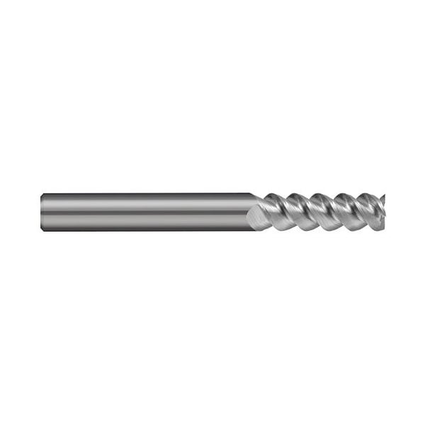 Harvey Tool 0.1562in (5/32) Cutter DIA x 0.4690in L of Cut Carbide 60Deg. Helix Square End Mill, 3 Flutes 745310 - main