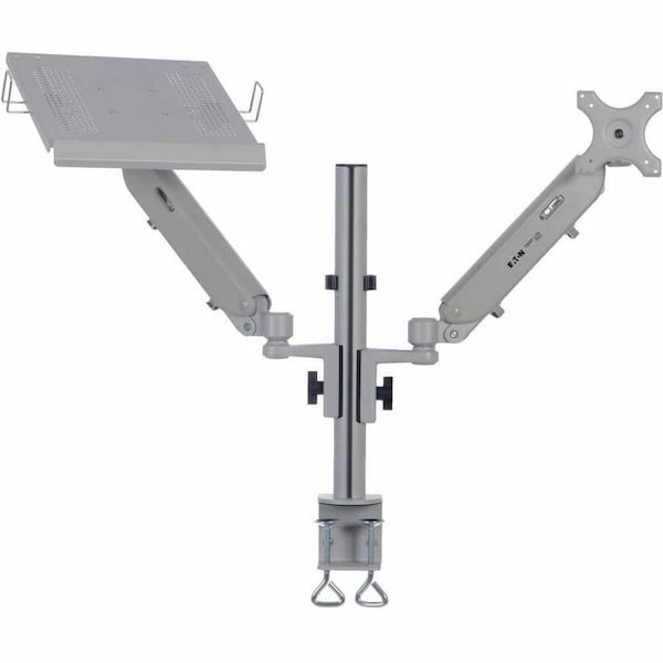 Eaton Tripp Lite Series Full-Motion Desktop Clamp for Laptop and 17" to 32" Monitor, Aluminum, TAA DDR1732NBMTAA - main