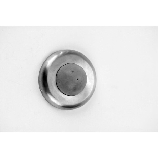 Heat Wave 1406-626 Brushed Chrome Convex Wall Bumper Door Stop - Brushed Chrome HE2948992 - main