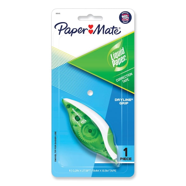 Paper Mate DryLine Grip Correction Tape, Non-Refillable, 1/5" x 335" 660415 - main