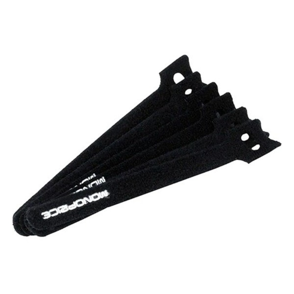 Monoprice CABLE TIES_ 6-INCH_ 100PCS/PACK_ BLACK, 100PK 6476 - main