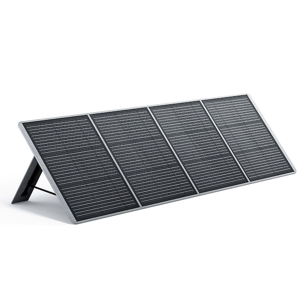 Wrightmaster 200W 22V Portable Solar Panel with Adjustable Kickstand, Waterproof & Foldable for RV, Emergency ZR-S200A1 - main