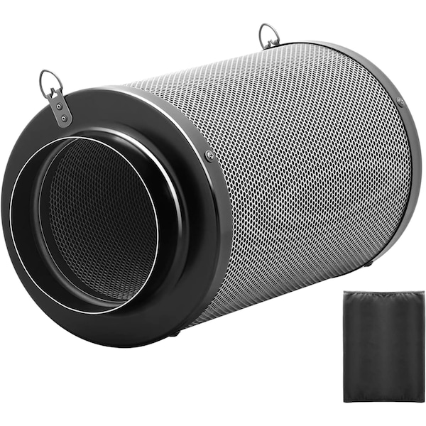 Ipower HealSmart 6 Inch Air Carbon Filter 6in Premium Australian Virgin Charcoal Smelliness Control, Fit w GLFILT6MHOOKBLK - main