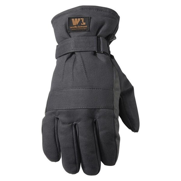 Wells Lamont Men's Outdoor Winter Gloves Black L 1075LK-NEW - main