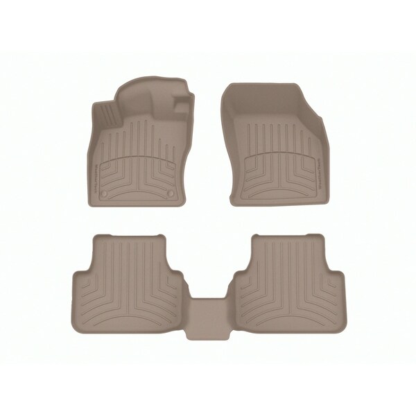 Weathertech Tan, Front and Rear FloorLiner HP 451317-1-2IM - main