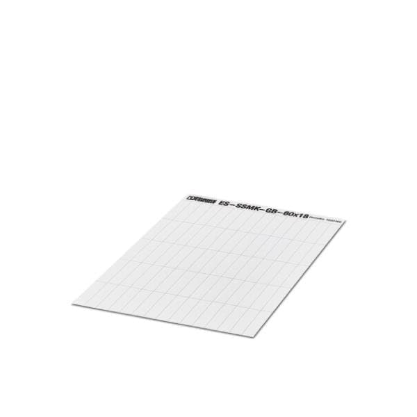 Phoenix Contact ES-SSMK-GB 60X18 Insert strip Sheet 5032468 - main